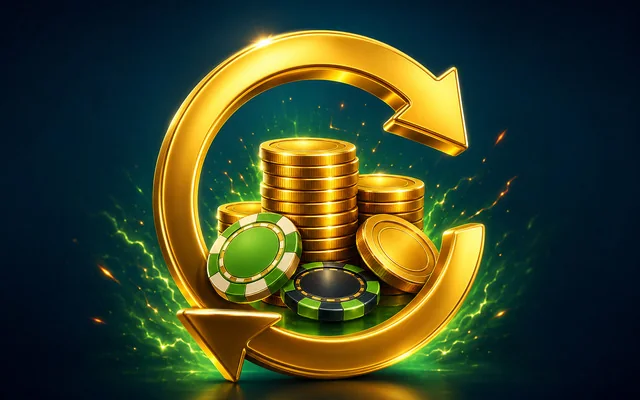 Bônus de recarga de sexta-feira para jogos de cassino
